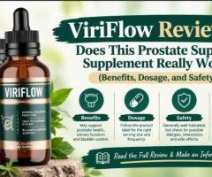 ViriFlow Reviews: Does This Prostate Support Supplement Really Work? ( Benefits, Dosage, and Safety)